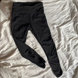 High waister Lululemon running workout yoga pants
